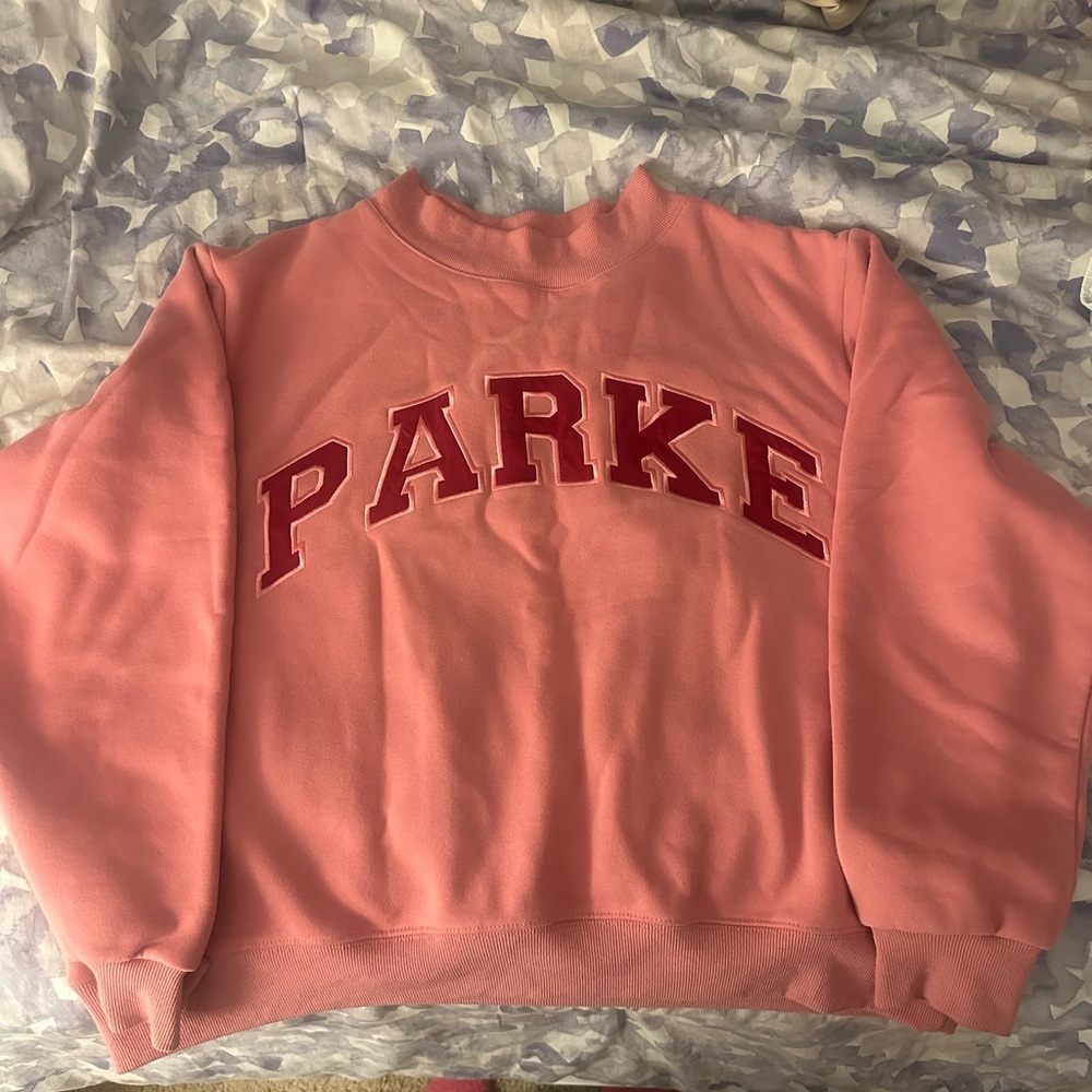 Parker Women's Pink Crew Neck Sweater